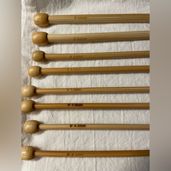 Wooden Knitting needles - Picture 4 of 4